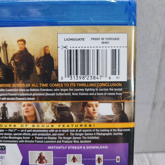 The Hunger Games: Mocking Jay Part 2 Blu-Ray + DVD + Digital HD - Xmas Gift! - Picture 2 of 3